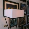 Nowoczesna minimalistyczna lampa podłogowa do salonu z żelaza Dubai Środki