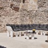 Fotel narożny modułowy polietylen nowoczesny design bary kluby Atene P2 Promocja