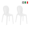 2x krzesła z polietylenu jadalnia restauracja nowoczesny design Chloé Sprzedaż