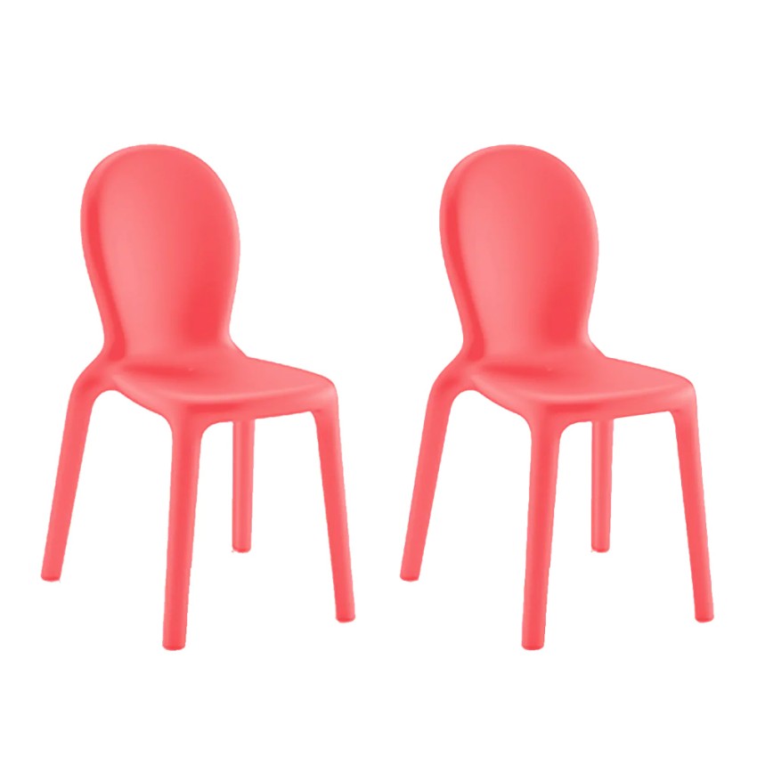 2x krzesła z polietylenu jadalnia restauracja nowoczesny design Chloé Promocja 2x krzesła z polietylenu jadalnia restauracja nowoczesny design Chloé Promocja