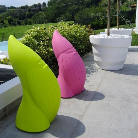 Krasnoludek ogrodowy wewnętrzny nowoczesny design z polietylenu Baddy Promocja