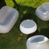 Fotel na zewnątrz do ogrodu polietylen nowoczesny design Gumball P1 