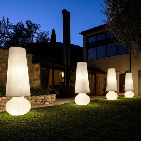 Lampa podłogowa duża nowoczesna konstrukcja zewnętrzna Fade Lamp Promocja