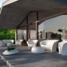 Nowoczesna sofa 2-osobowa do użytku na zewnątrz w projekcie restauracji lub baru Ohla 