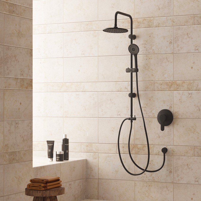 Kolumna prysznicowa 4 strumieniowa główka prysznicowa nowoczesny design Mamba Promocja