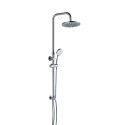 Kolumna prysznicowa ze stali chromowanej Ø 25cm głowica prysznicowa 3-strumieniowa Papete Sprzedaż