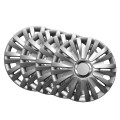Zestaw 4 uniwersalnych kołpaków 15'' z chromowanego ABS Topaz Promocja