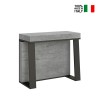 Stół rozkładany 90x40-288cm nowoczesny szary metal Asia Concrete Sprzedaż