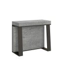 Stół rozkładany 90x40-288cm nowoczesny szary metal Asia Concrete Oferta