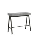 Stół rozkładany 90x40-300cm szary metal Banco Concrete Oferta