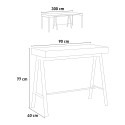 Stół rozkładany 90x40-300cm stół drewniany Banco Premium Oak Sprzedaż