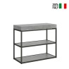 Stół rozkładany szary 90x40-196cm Plano Small Premium Concrete Sprzedaż