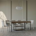 Rozkładany stół z drewna orzechowego 90x40-300cm Plano Premium Noix Sprzedaż