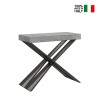 Stół rozkładany 90x40-196cm szary stół Diago Small Concrete Sprzedaż