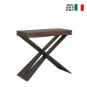 Stół rozkładany z drewna orzechowego 90x40-300cm Diago Premium Noix Sprzedaż