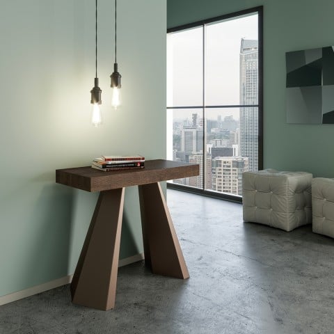 Stół rozkładany 90x40-300cm stół z drewna orzechowego Diamante Noix