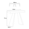 Stół do jadalni rozkładany 90x40-300cm Diamante Premium Fir Rabaty