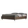 Kontenerowe łóżko podwójne 160x190cm z drewna orzechowego Nuamo Noix Oferta