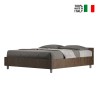 Kontenerowe łóżko podwójne 160x190cm z drewna orzechowego Nuamo Noix Sprzedaż