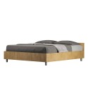 Łóżko podwójne drewniane 160x190cm Nuamo Oak Oferta