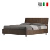 Łóżko dwukontenerowe 160x190cm z drewna orzechowego Demas Nod Noix Sprzedaż