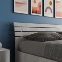 Nowoczesne szare łóżko dwukontenerowe 160x190cm Ankel Nod Concrete Sprzedaż