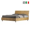 Podwójne łóżko z drewna 160x190cm z ukośnym zagłówkiem Demas I Oak Sprzedaż