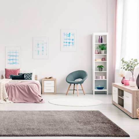Prostokątny dywanik nowoczesny kolorowy pokój dzienny Trend Grey