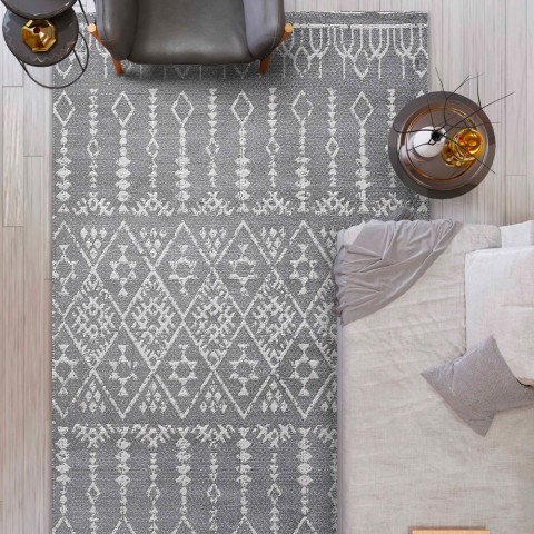 Nowoczesny design dywan do salonu Victory Masai Grey