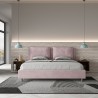 Łóżko podwójne ze schowkiem nowoczesny design Antea 200x200 