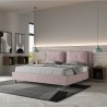 Łóżko podwójne ze schowkiem nowoczesny design Antea 200x200 
