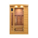 Fińska drewniana sauna domowa 2 miejsca kwarc na podczerwień Apollon 2 Oferta