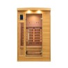 Fińska drewniana sauna domowa 2 miejsca kwarc na podczerwień Apollon 2 Oferta