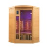 Sauna fińska narożna do domu drewnianego 2/3 miejsca na podczerwień Apollon 2C Oferta
