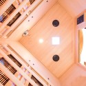 Sauna fińska narożna do domu drewnianego 2/3 miejsca na podczerwień Apollon 2C Sprzedaż
