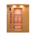 Sauna fińska na podczerwień drewniana do domu 3 miejsca kwarc Apollon 3 Oferta