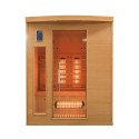 Sauna fińska na podczerwień drewniana do domu 3 miejsca kwarc Apollon 3 Sprzedaż