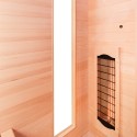 Sauna fińska na podczerwień drewniana do domu 3 miejsca kwarc Apollon 3 Stan Magazynowy