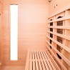 Sauna fińska na podczerwień drewniana do domu 3 miejsca kwarc Apollon 3 Koszt