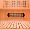 Sauna fińska na podczerwień drewniana do domu 3 miejsca kwarc Apollon 3 