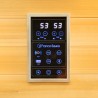 Sauna fińska na podczerwień drewniana do domu 3 miejsca kwarc Apollon 3 Model