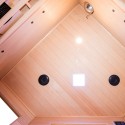 Narożna sauna fińska na podczerwień w drewnie na 3/4 miejsca Apollon 3C Katalog