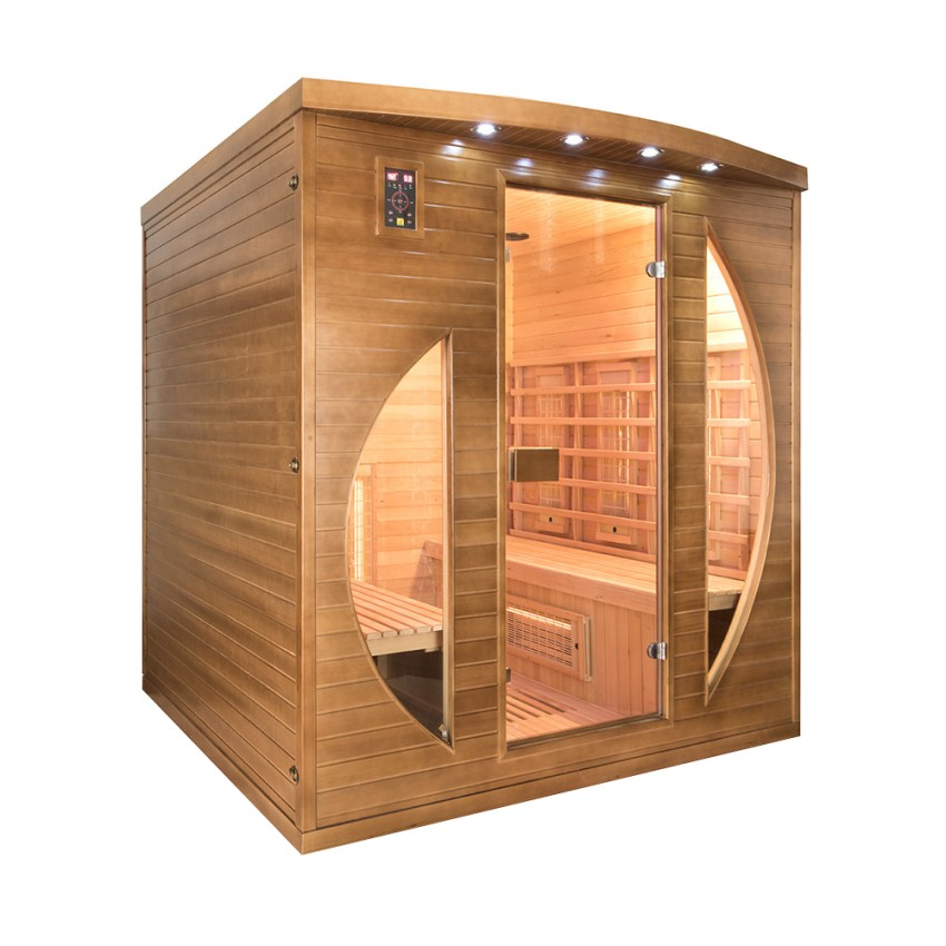 Sauna fińska na podczerwień drewno 4 miejsca Dual Healthy Spectra 5 Promocja