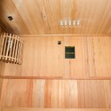 Sauna fińska 2 miejsca w drewnie z domowego pieca elektrycznego 4,5 kW Zen 2 Rabaty