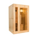 Domowa sauna fińska 2 miejsca w drewnie piec elektryczny 4,5 kW Zen 2 Promocja