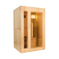 Domowa sauna fińska 2 miejsca w drewnie piec elektryczny 4,5 kW Zen 2 Promocja