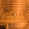 Domowa sauna fińska 2 miejsca w drewnie piec elektryczny 4,5 kW Zen 2 Katalog