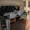 Domowa sauna fińska 2 miejsca w drewnie piec elektryczny 4,5 kW Zen 2 Stan Magazynowy