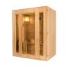 Domowa sauna fińska drewniana 3 miejsca z piecem elektrycznym 4,5 kW Zen 3 Sprzedaż