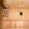 Domowa sauna fińska drewniana 3 miejsca z piecem elektrycznym 4,5 kW Zen 3 Rabaty